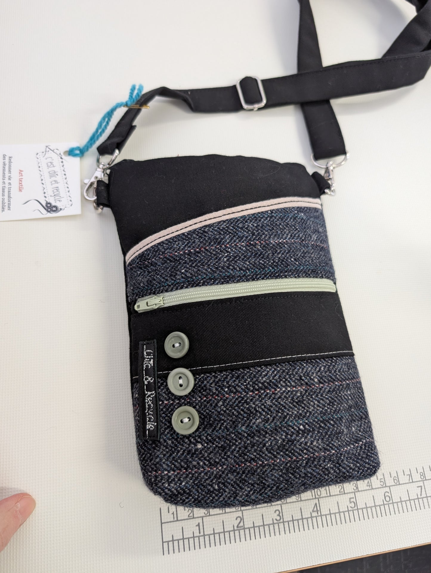 Sac compagnon veston et sauge