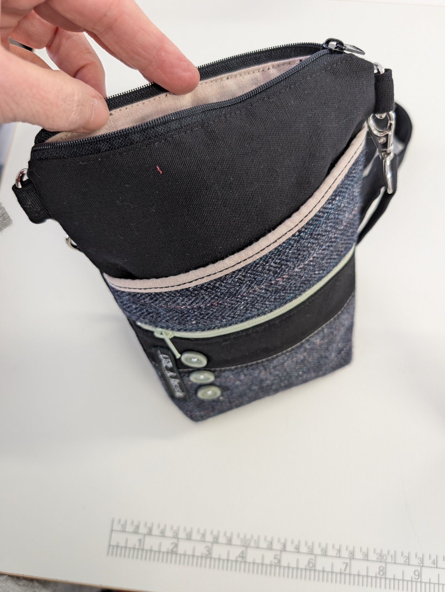 Sac compagnon veston et sauge